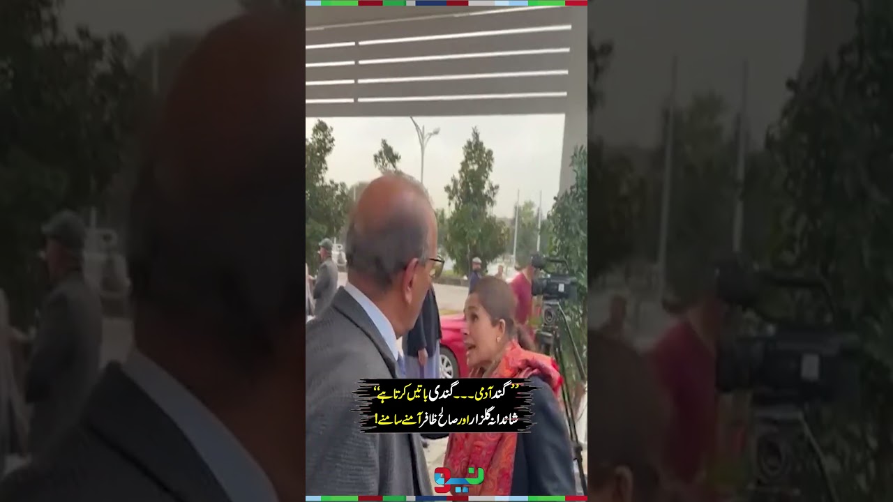 Heated Exchange Between Shandana Gulzar & Saleh Zafar | #shandanagulzar #shorts