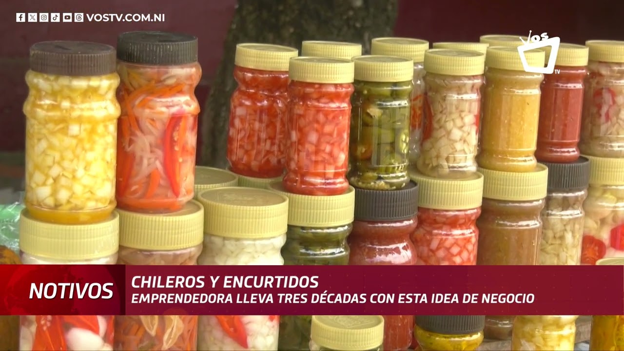 Chileros y encurtidos, un emprendimiento que ha sostenido a una familia por tres décadas