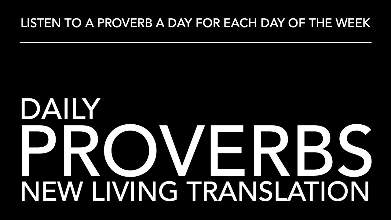 Proverbs 20 NLT