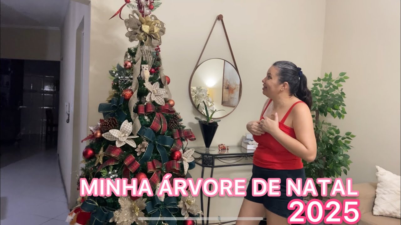 MONTANDO MINHA ÁRVORE DE NATAL 2025