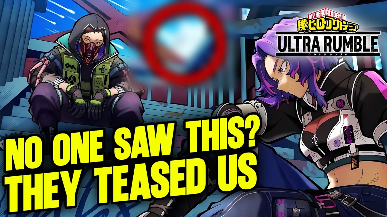*ARE YOU BLIND?* THEY TEASED THE NEXT CHARACTER AND NO ONE NOTICED? MY HERO ULTRA RUMBLE