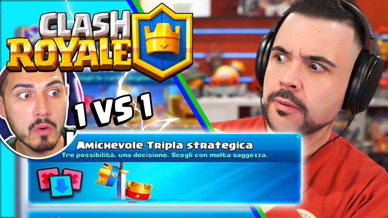 Con GRAX - 1vs1 Tripla Strategica la RIVINCITA! - CLASH ROYALE