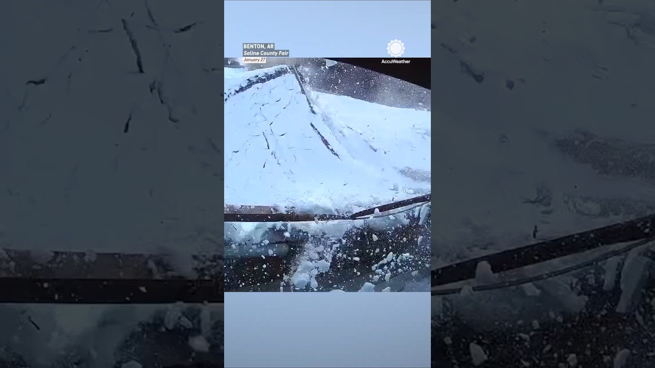 Arkansas Snow too Heavy for this Roof!