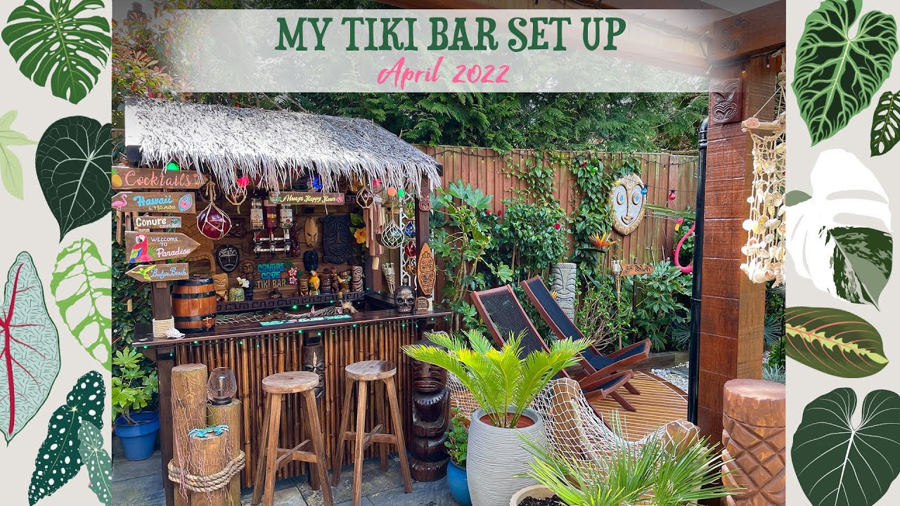 Setting Up My Tiki Bar - New Decor - Decking Update! 🌺🌴☀️🐚⚓️