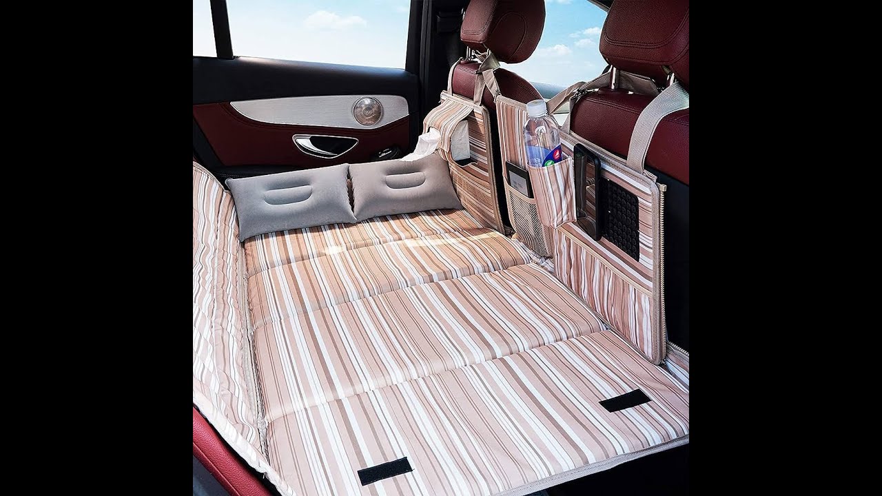 Allextreme CB-S03 Non-Inflatable Car Bed with Two Pillows Portable & Foldable Design #carbed