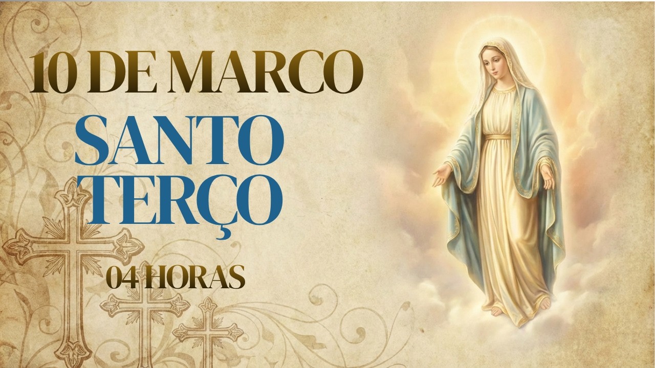 SANTO TERÇO | Terça-feira, [3/10/2026] – Mistérios Dolorosos | RESISTINDO NA PROVAÇÃO | 04 HORAS
