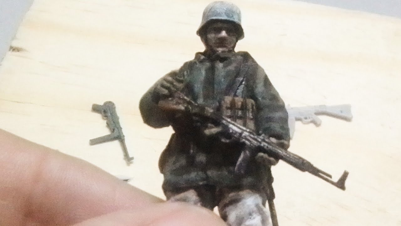 Tutorial para réplicas de armas escala 1/35 con masilla epoxi.