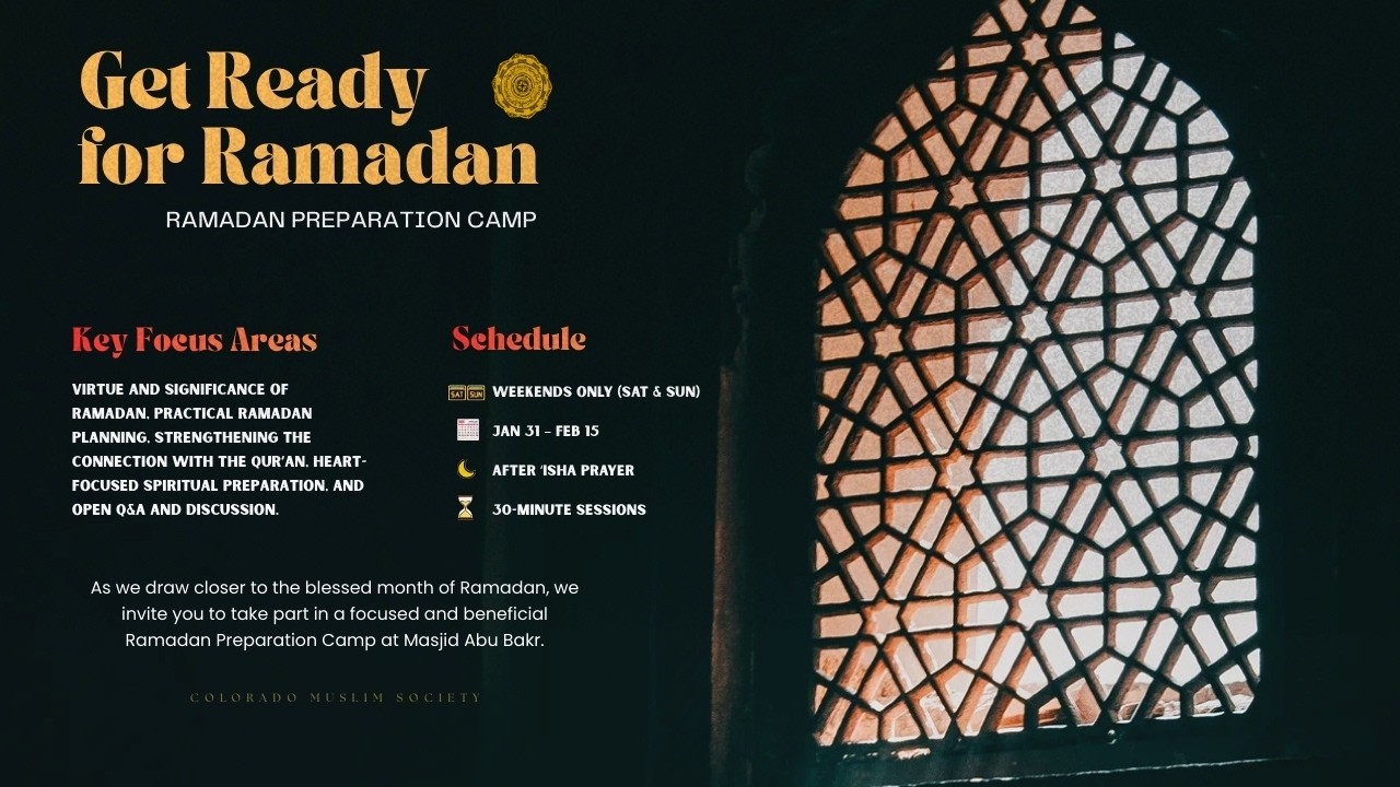 Preparation for Ramadan