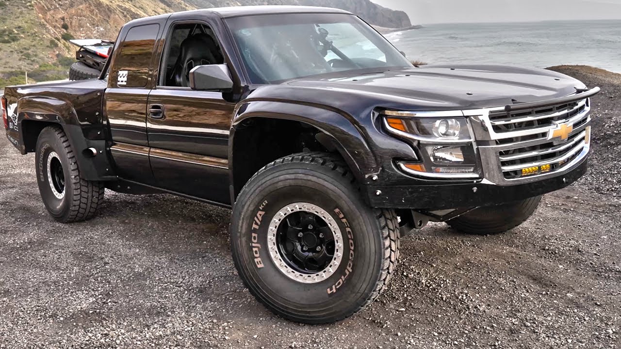 Beach Cruisin’ a $500,000 Chevy Luxury Pre Runner Truck