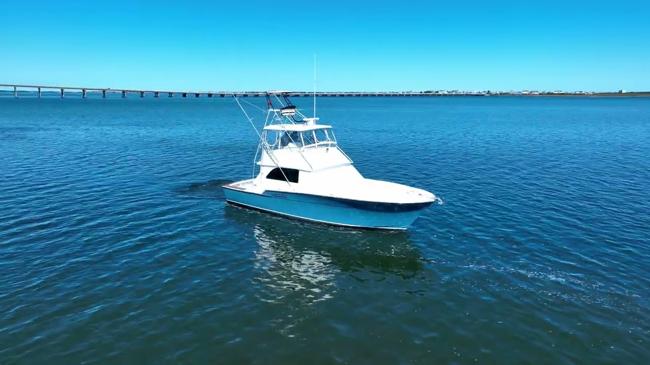 Check out this freshly updated Bertram 46 Convertible!