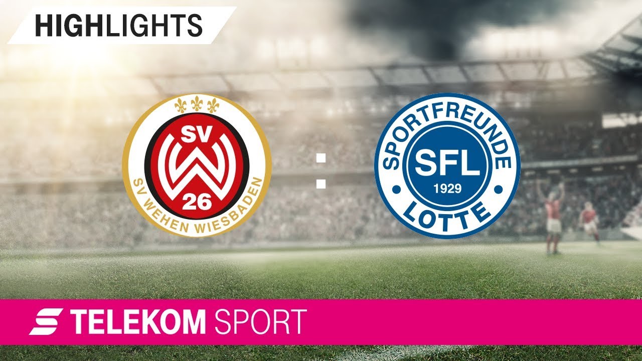 SV Wehen Wiesbaden - Sportfreunde Lotte | Spieltag 17, 18/19 | Telekom Sport