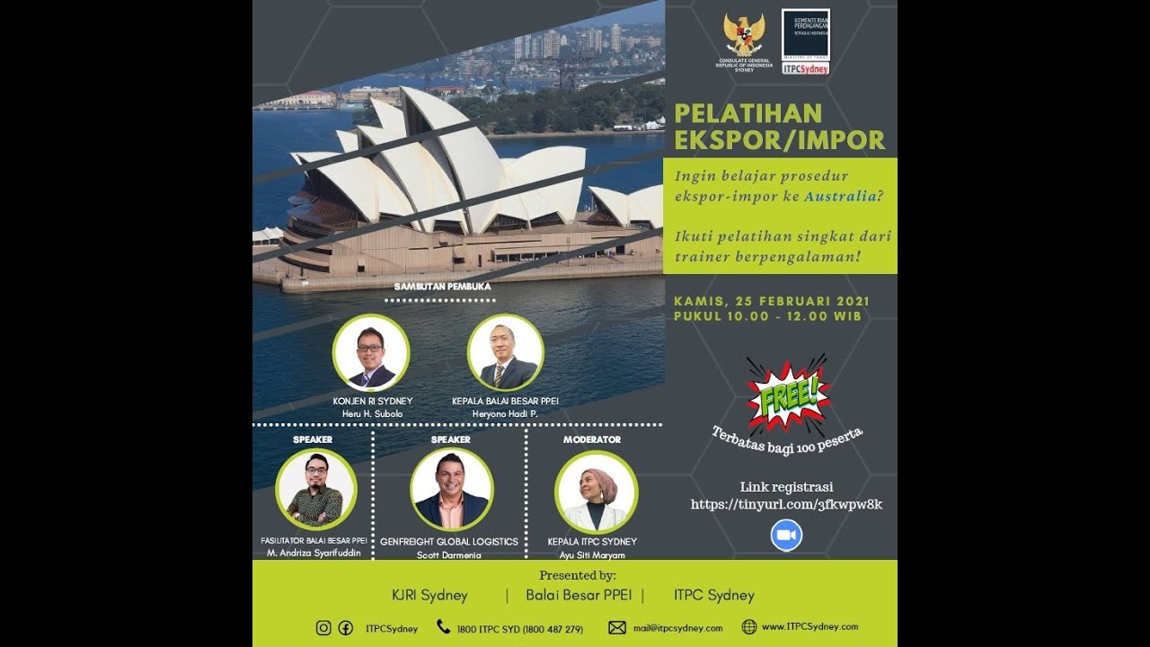 Webinar Pelatihan Ekspor/Impor, 25 Februari 2021