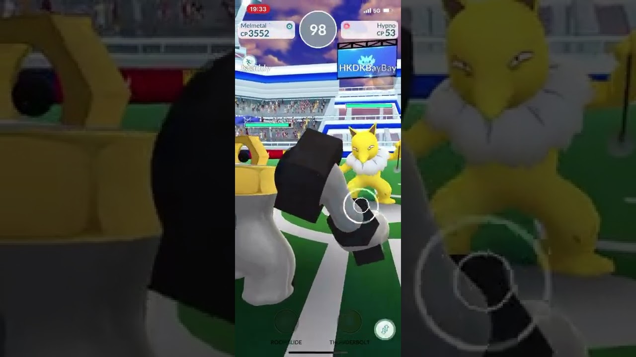 Melmetal takes on Blue gym!