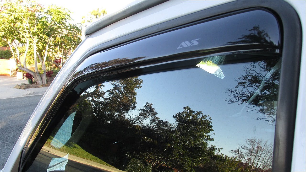 Fitting IN-CHANNEL AVS RAIN GUARDS FORD E150 E250 E350 E450