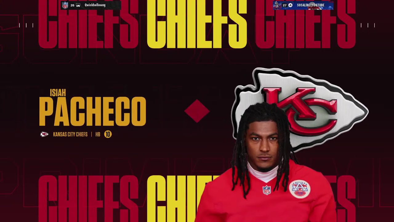 MADDEN 26 / FRANCHISE - Chiefs Pacheco party 5 TDS Week 6 **SUBSCRIBE**