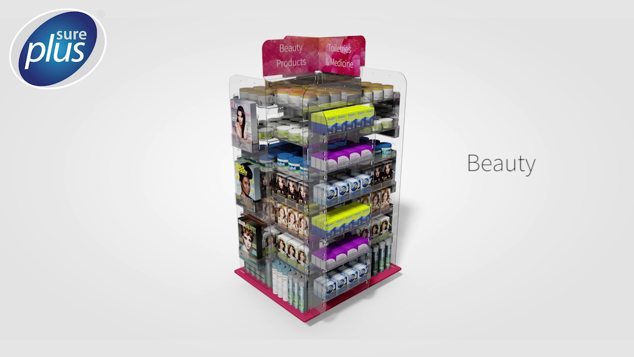 SurePlus Mobile Quad Display Unit