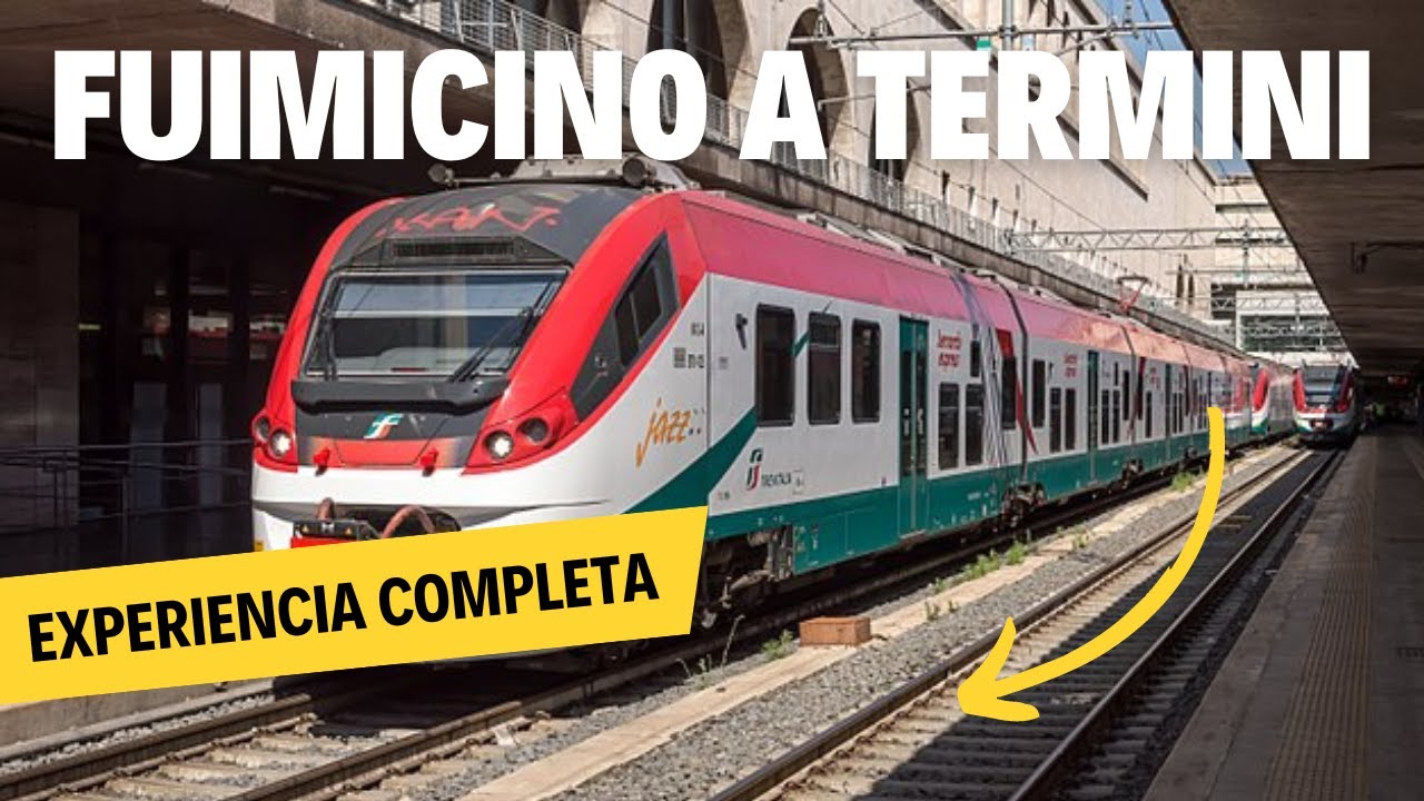 ¿Cómo LLEGAR del FUIMICINO a ROMA TERMINI?