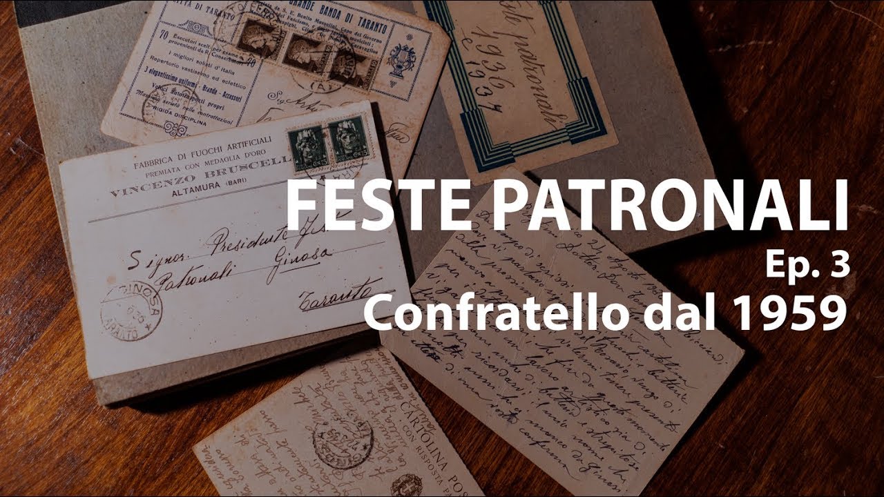 Feste Patronali Ginosa - Il Confratello dal 1959 - Nicola Cazzetta