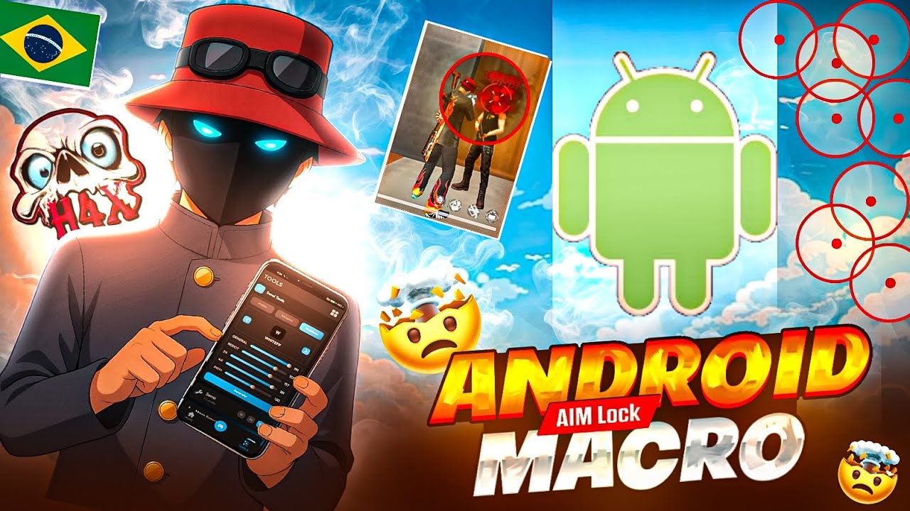 ANDROID MACRO ⭕👾 | HOW TO USE MACRO ?🤯 | 0% RECOIL 😨✅ | BRAZILIAN 🇧🇷 SENSITIVITY 🥶🔥 | WORKING 💯✅