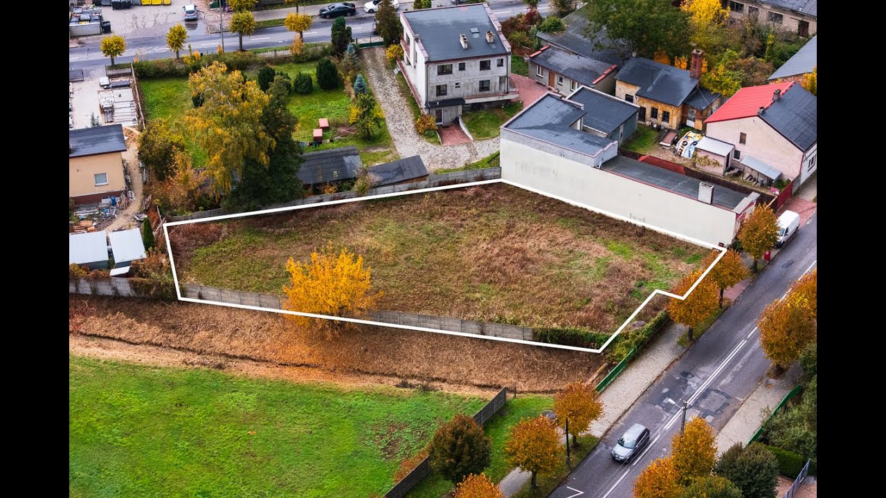 Działka budowlana 1156 m2 w centrum Głowna