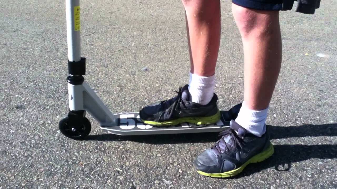How to do a Wheelie on a Scooter