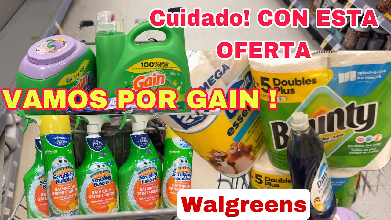 VAMOS POR GAIN Y BOUNTY! NUEVA PROMOCIÓN DE P&G! Walgreens 2/1-2/7 