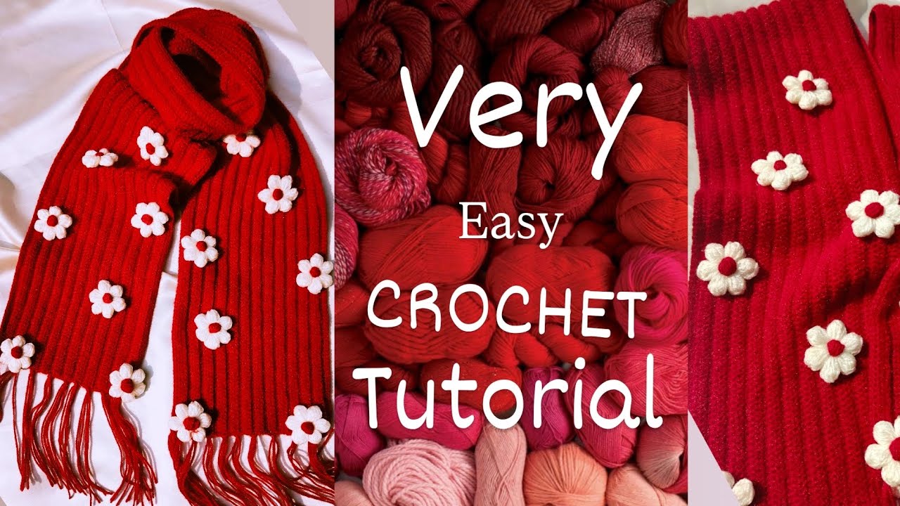 Easy Crochet muffler tutorial / beginners friendly #crochet #tutorial #winter