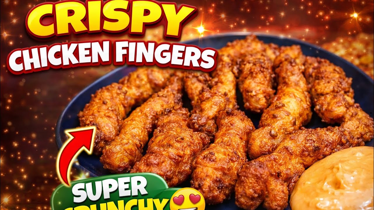 Crispy Chicken Fingers Recipe | Better Than Restaurant Style 😍 #viral #explore #trending 