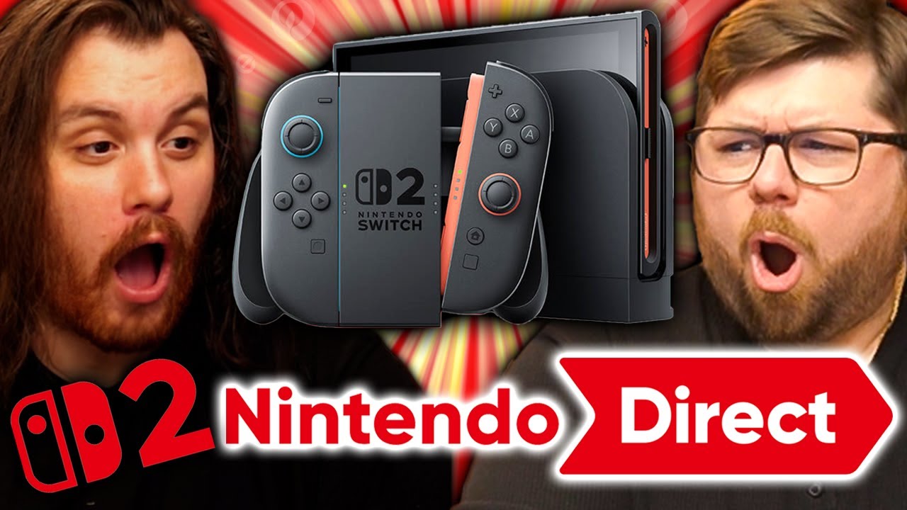 Nintendo Direct: NINTENDO SWITCH 2 LIVE REACTION