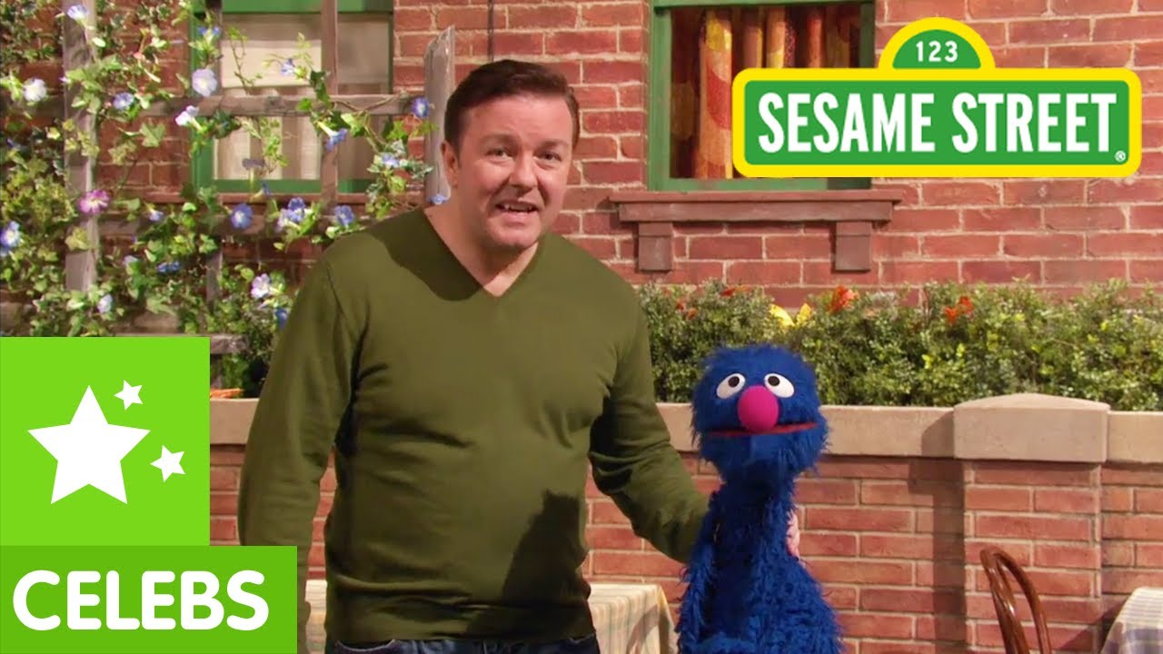 Sesame Street: Ricky Gervais Stumbles