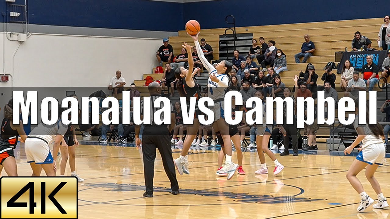 OIA D1 Girls Basketball Championship | Moanalua vs Campbell | Game Recap (01/25/2023) | 4K60FPS
