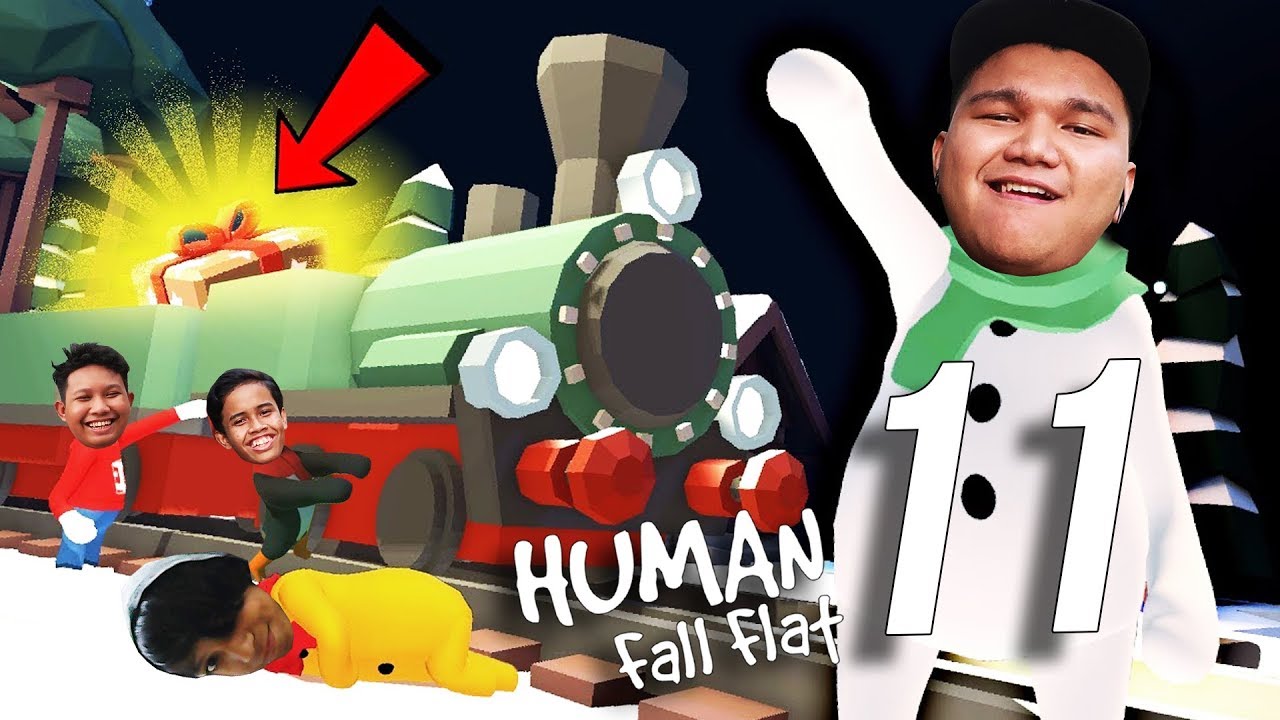 *LAWAK* Kami🤣 Cuba main TEMPAT BARU! - Human Fall Flat (Malaysia) w/ TeamFires ''Part 11'' BONUS