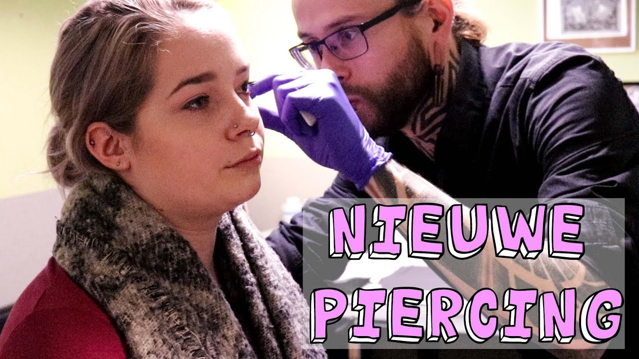 TRAGUS PIERCING LATEN ZETTEN !!