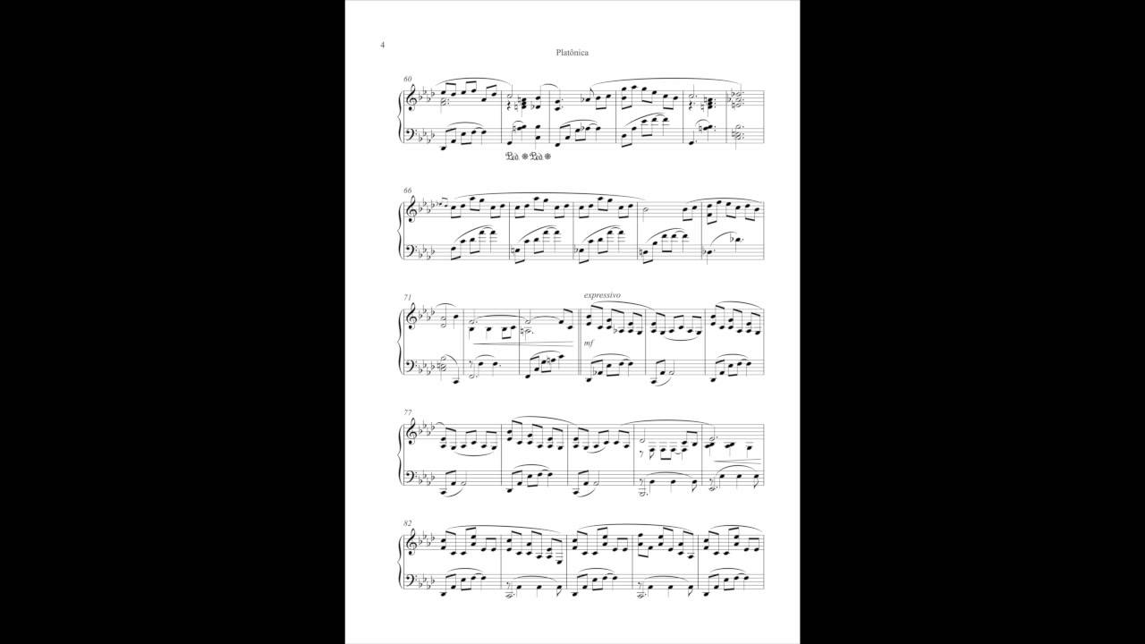 Platonica (partitura) |Hercules Gomes|