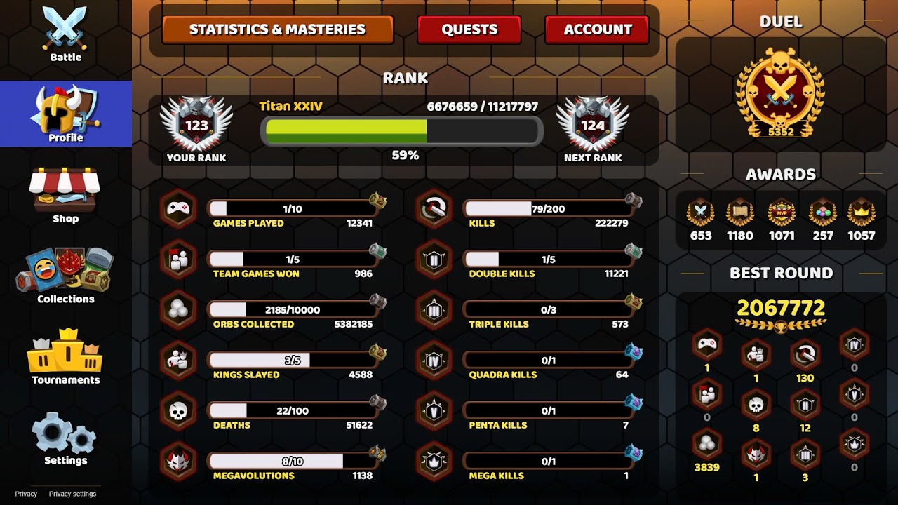 Evowars.io #738 : Let'go Rank 122 93%  to Rank 123 59%