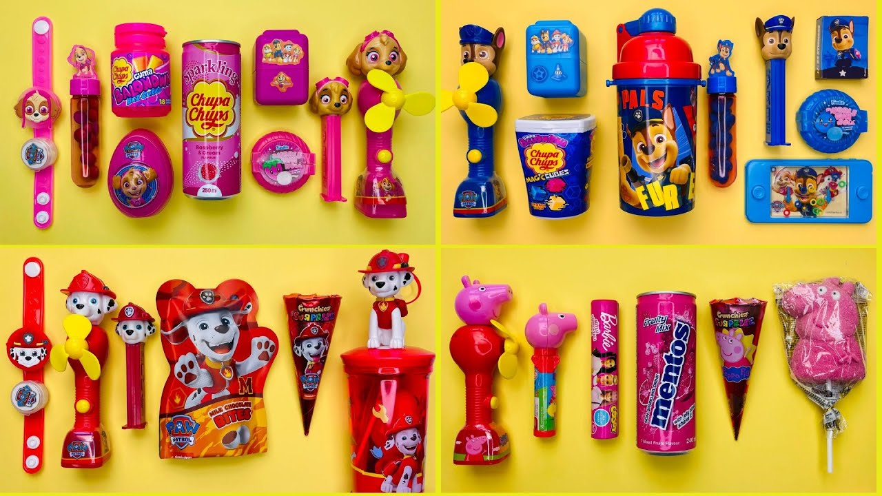 Paw Patrol Candy Haul ASMR 💚 Tingly Wrapping & Crunchy Sounds