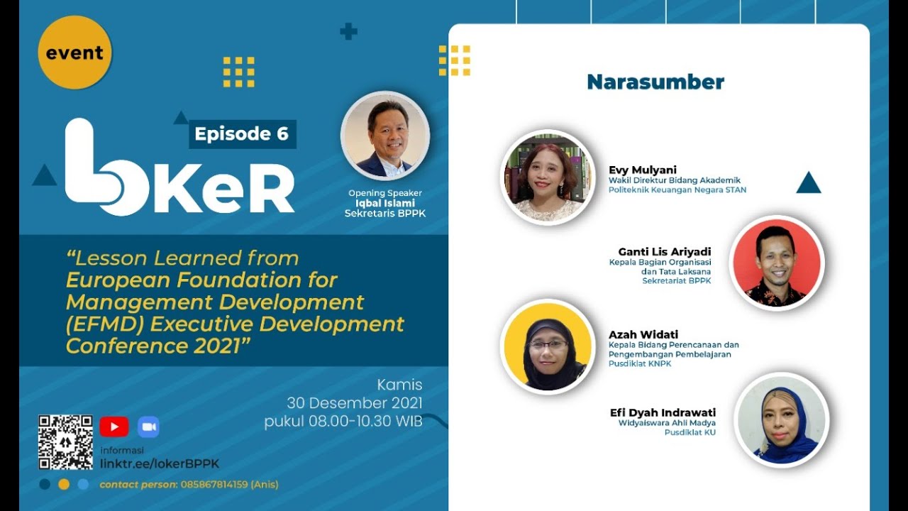 LOKeR Episode 6 - Lesson Learned from EFMD Executive Development Conference 2021