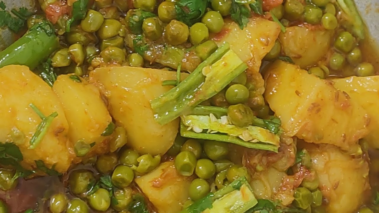Dry wali aalu matar tamatar ki sabji full recipe is tarah Se banaen aalu tamatar ki sabji