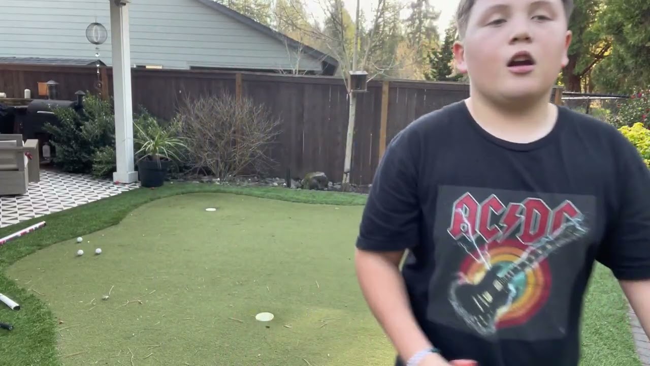 Chipping in my backyard