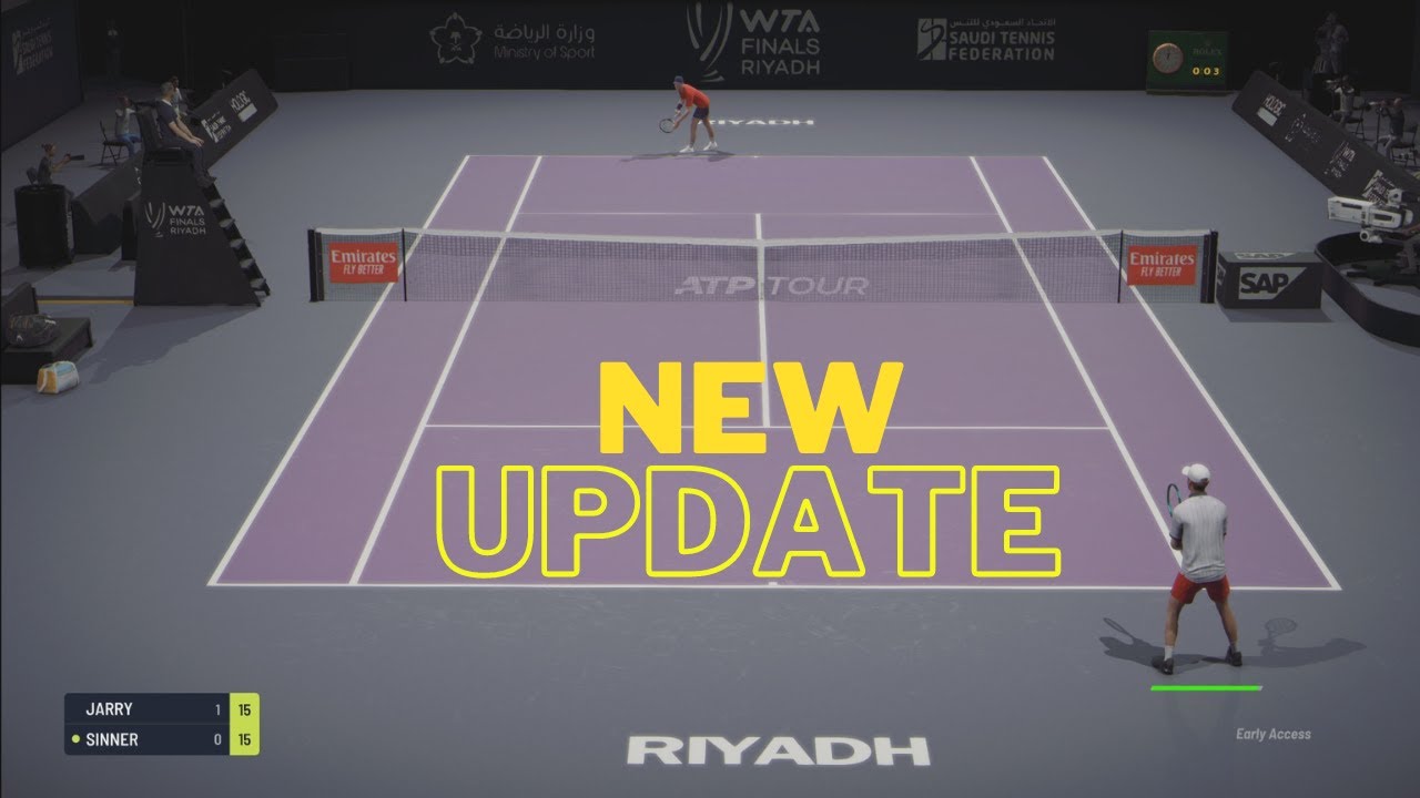 TIEBREAK | New Update | Nicolas Jarry VS Jannik Sinner | RIYADH | Gameplay