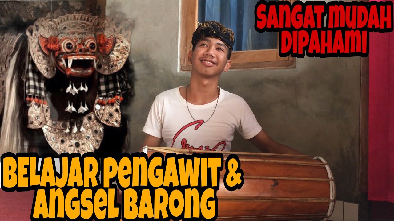#tutorial #kendangbali #bebarongan  BELAJAR PENGAWIT & ANGSEL KENDANG BEBARONGAN