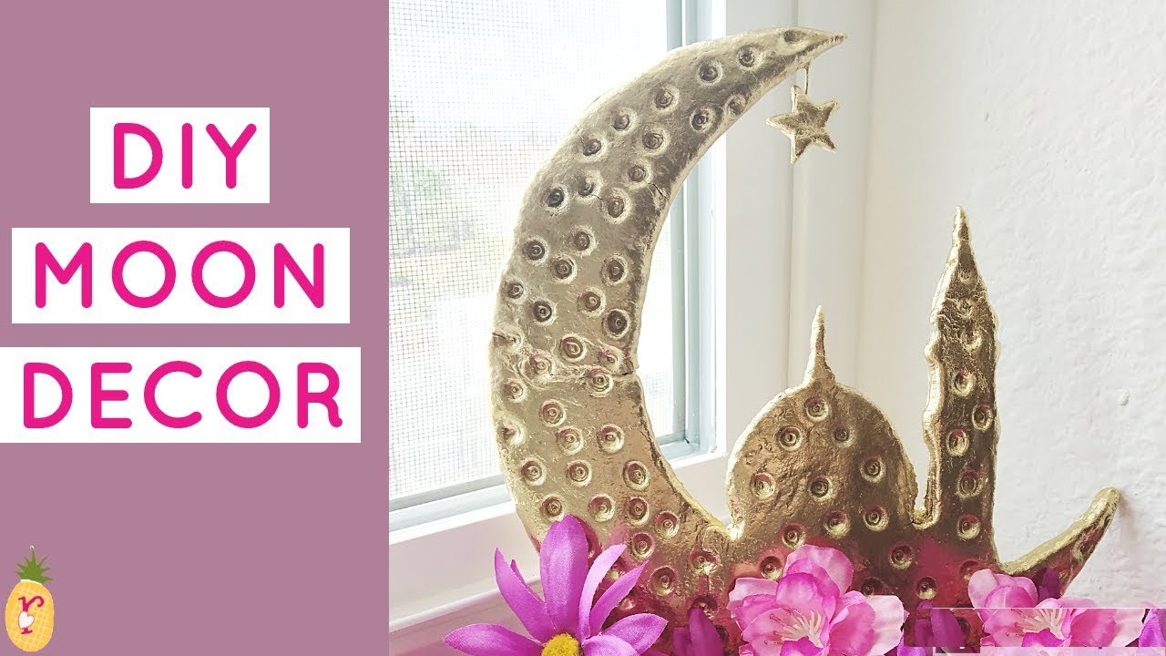 DIY Ramadan decor using cardboard | diy moon decor | diy Madinah decor | Ramadan decoration