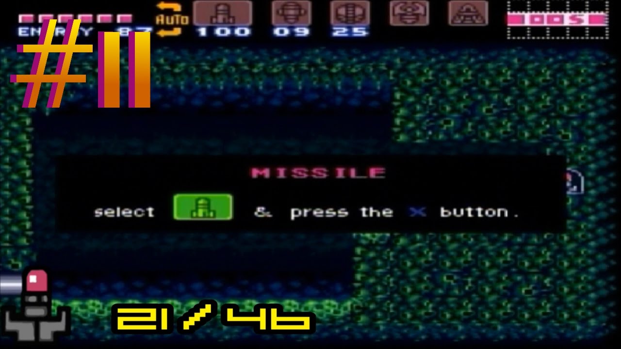 Let's Play Super Metroid Part 11: Missile Counter Fixed