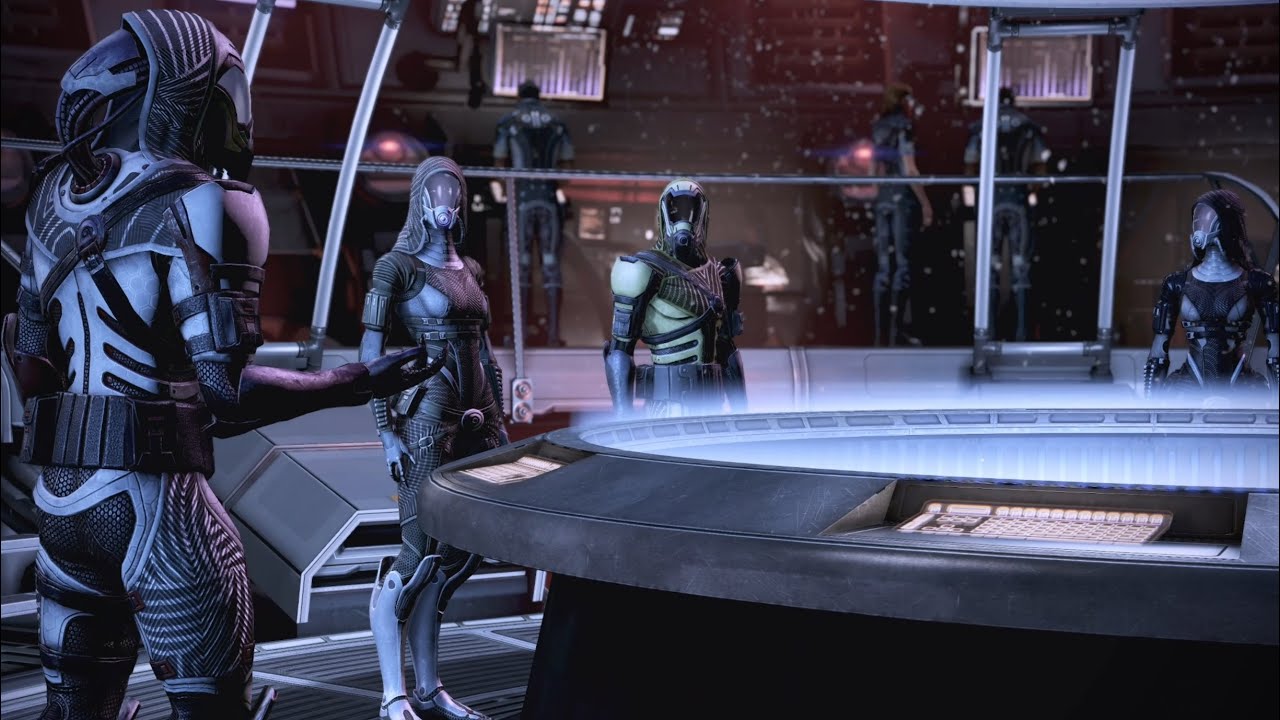 LE3 Diversification Project - Quarian Admirals Expanded Cutscene