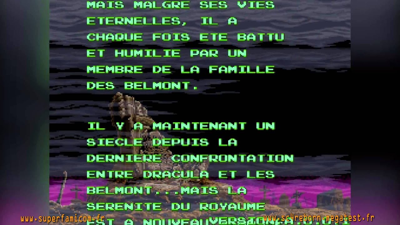 Super Castlevania IV Reborn - Intro Alpha 1 - Megatest.fr