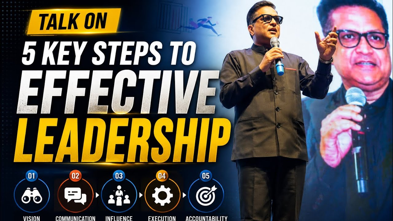 Ep. - 28 : Leadership के 5 steps | Talk for DRDO | Rajesh Aggarwal | Leadership Mentor