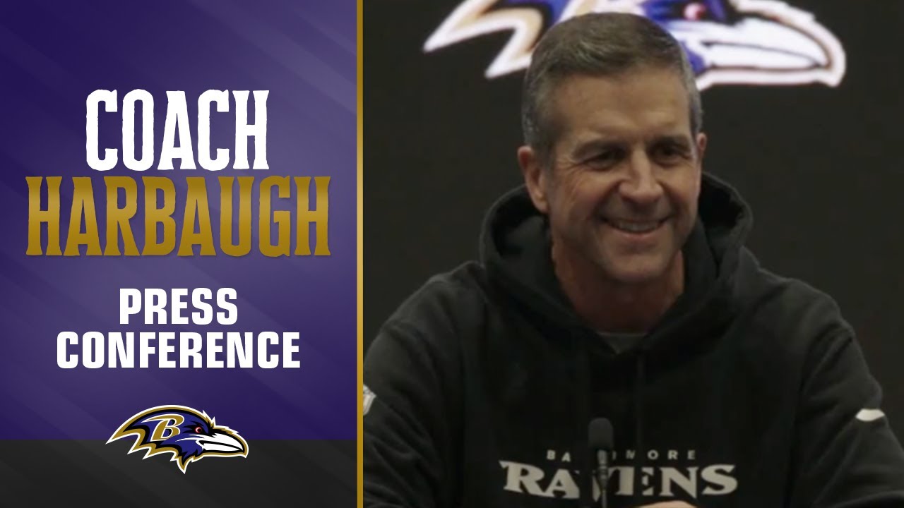 John Harbaugh on Winner-Take-All Game vs. Steelers | Baltimore Ravens