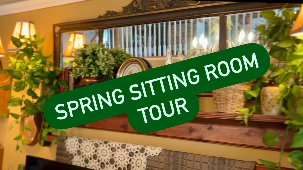 Весенний обзор гостиной | Пасха | Максимализм | Уют | Винтаж | Подержанные вещи