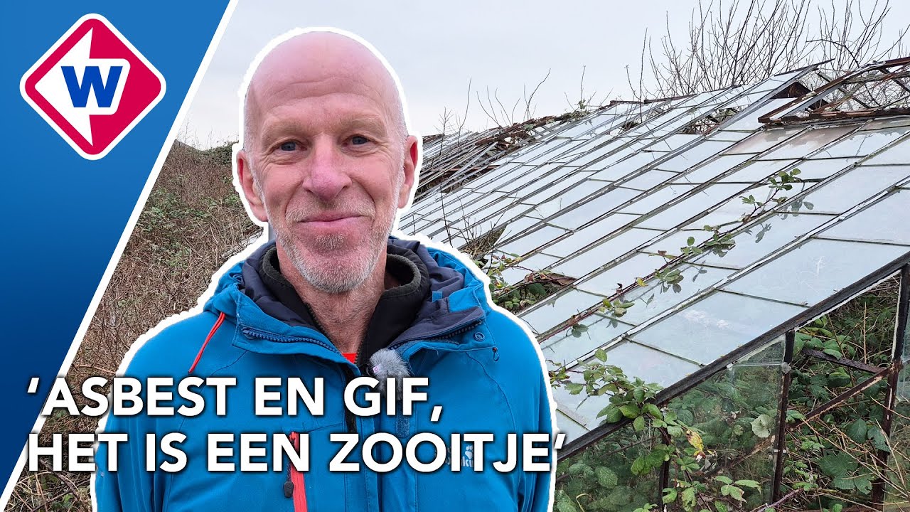 Pal naast nieuwbouwwijk staat kas al jaren weg te rotten