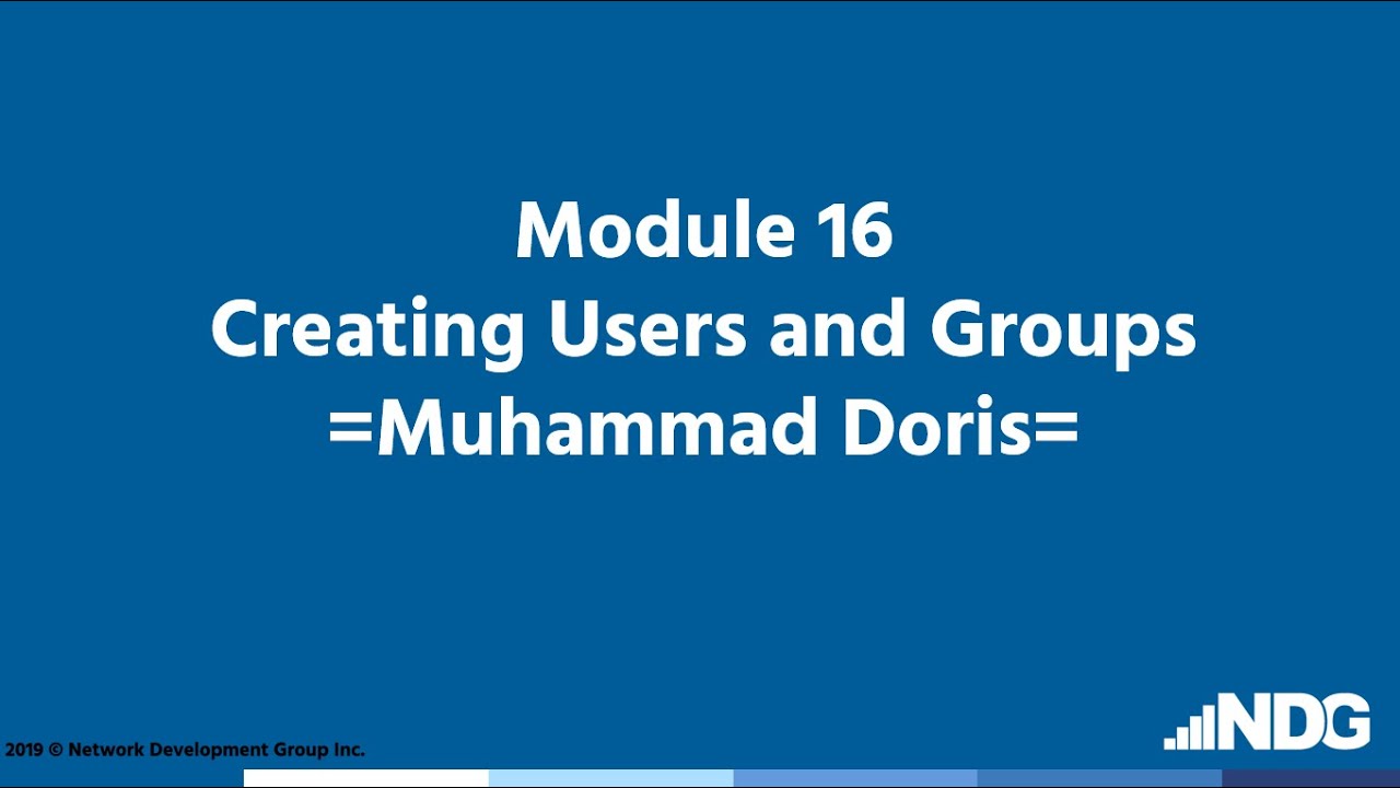 Creating Users and Groups  in Linux | Online Course